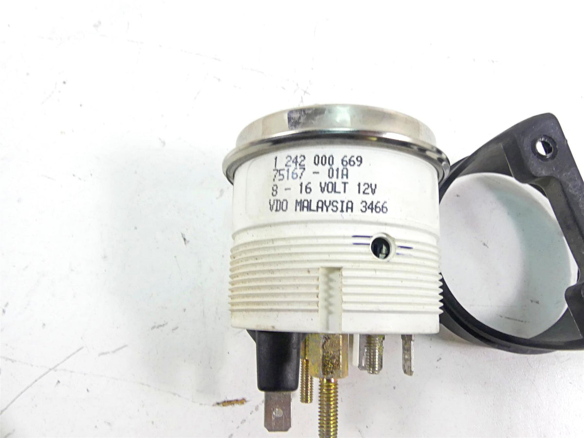 2008 Harley Touring FLHX Street Glide Volt Voltage Meter Gauge 75167-01A {{ shop.shopifyCountryName }} - Mototech271