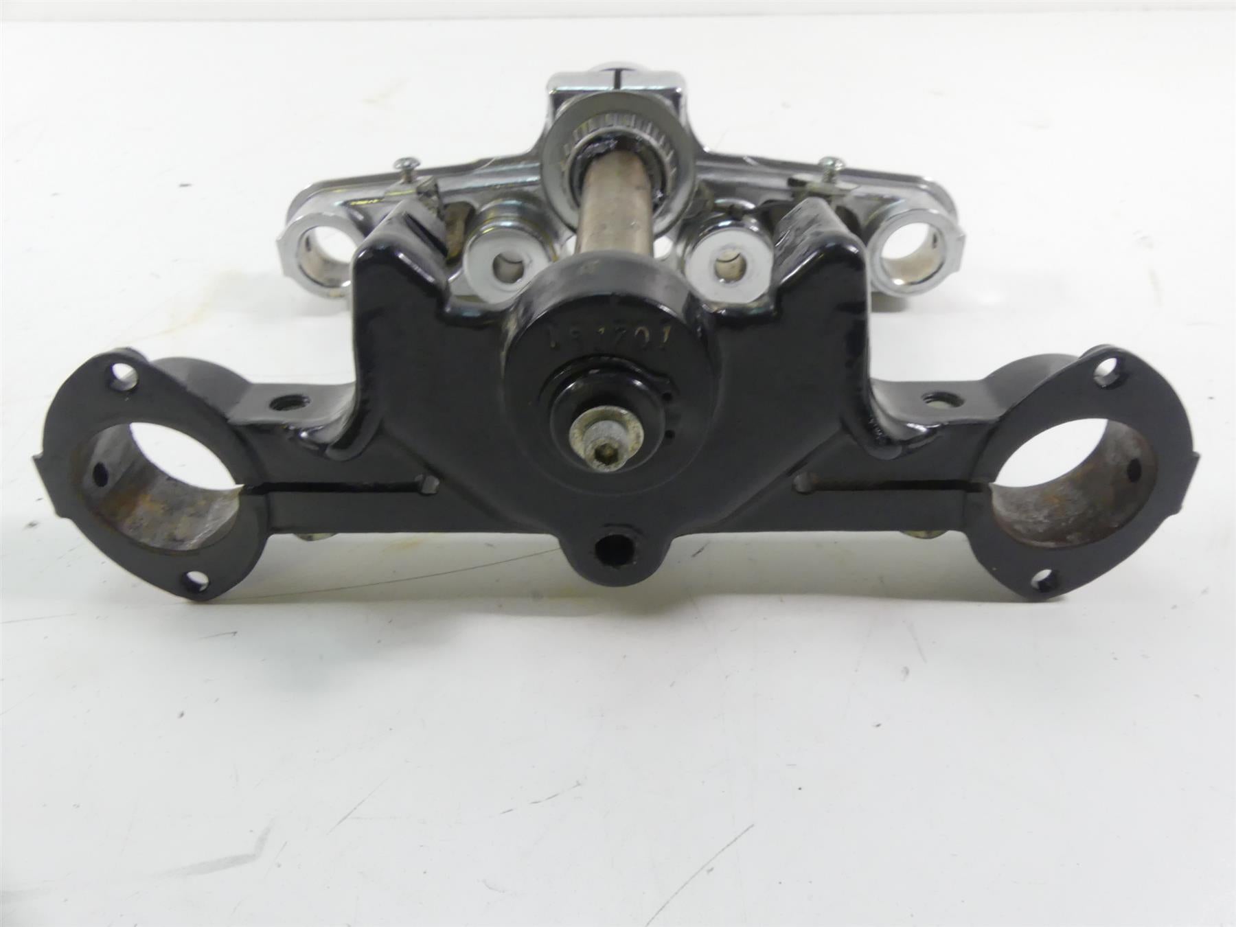 2004 Harley Softail FLSTFI Fat Boy Upper & Lower Triple Tree Set 41mm 45456-86B {{ shop.shopifyCountryName }} - Mototech271