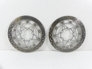 2018 Triumph Street Triple 765RS Front Brembo Brake Rotor Disc Set 3K T2022080 | Mototech271