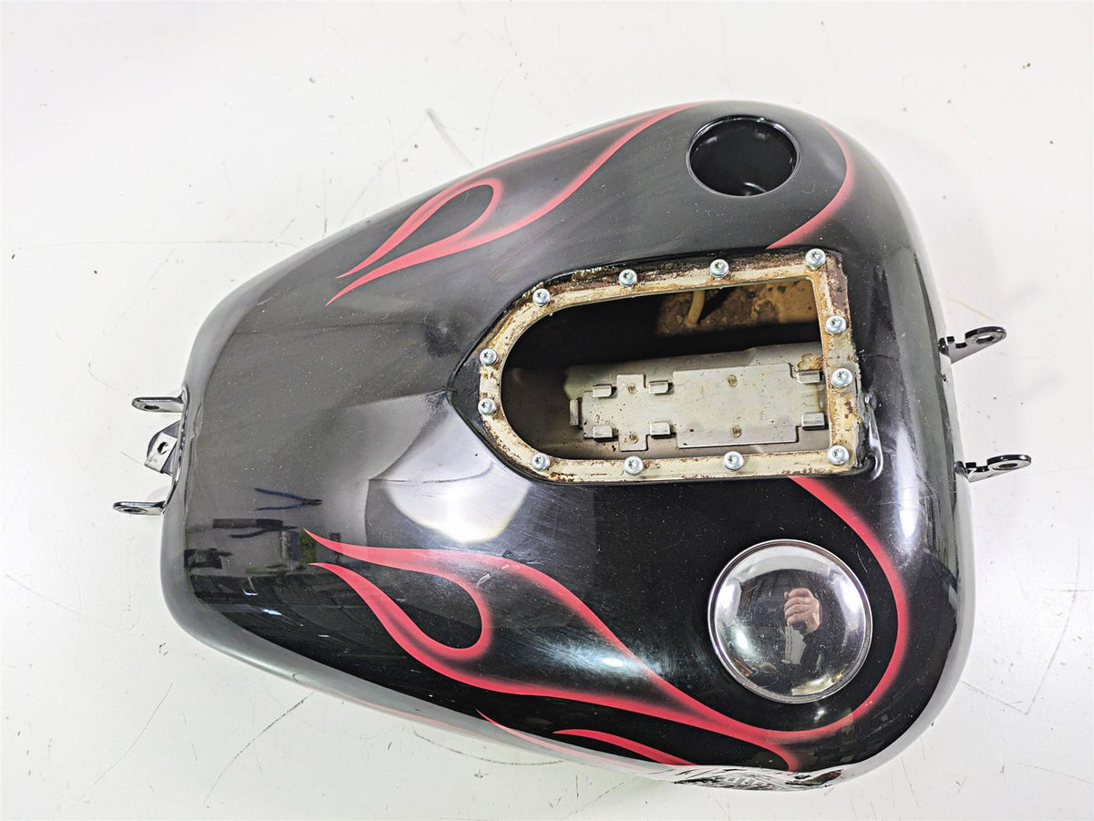 2007 Harley FXDWG Dyna Wide Glide Fuel Gas Petrol Tank - Dented 61586-04B {{ shop.shopifyCountryName }} - Mototech271
