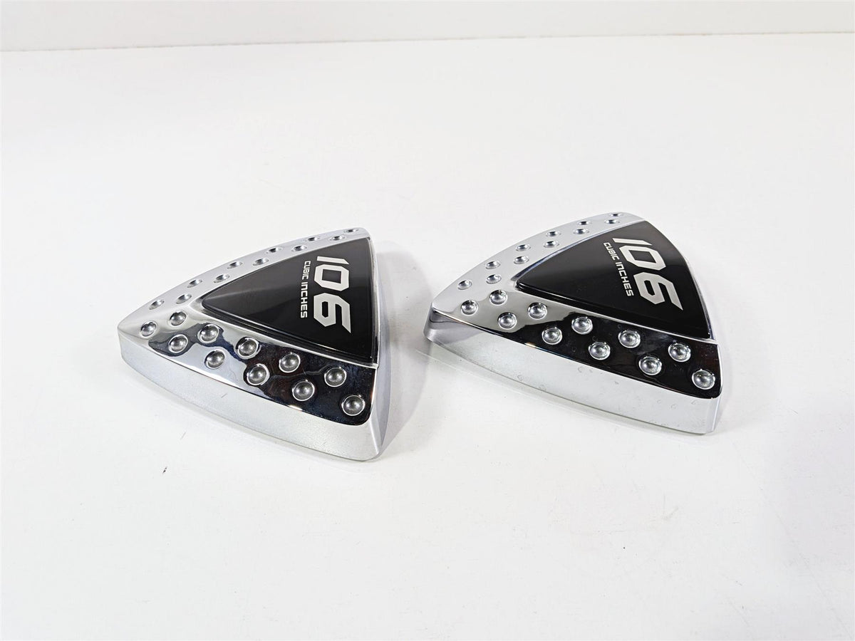 2013 Victory Vision Tour Left Right Triangle Chrome Side Cover Set 5245659 {{ shop.shopifyCountryName }} - Mototech271