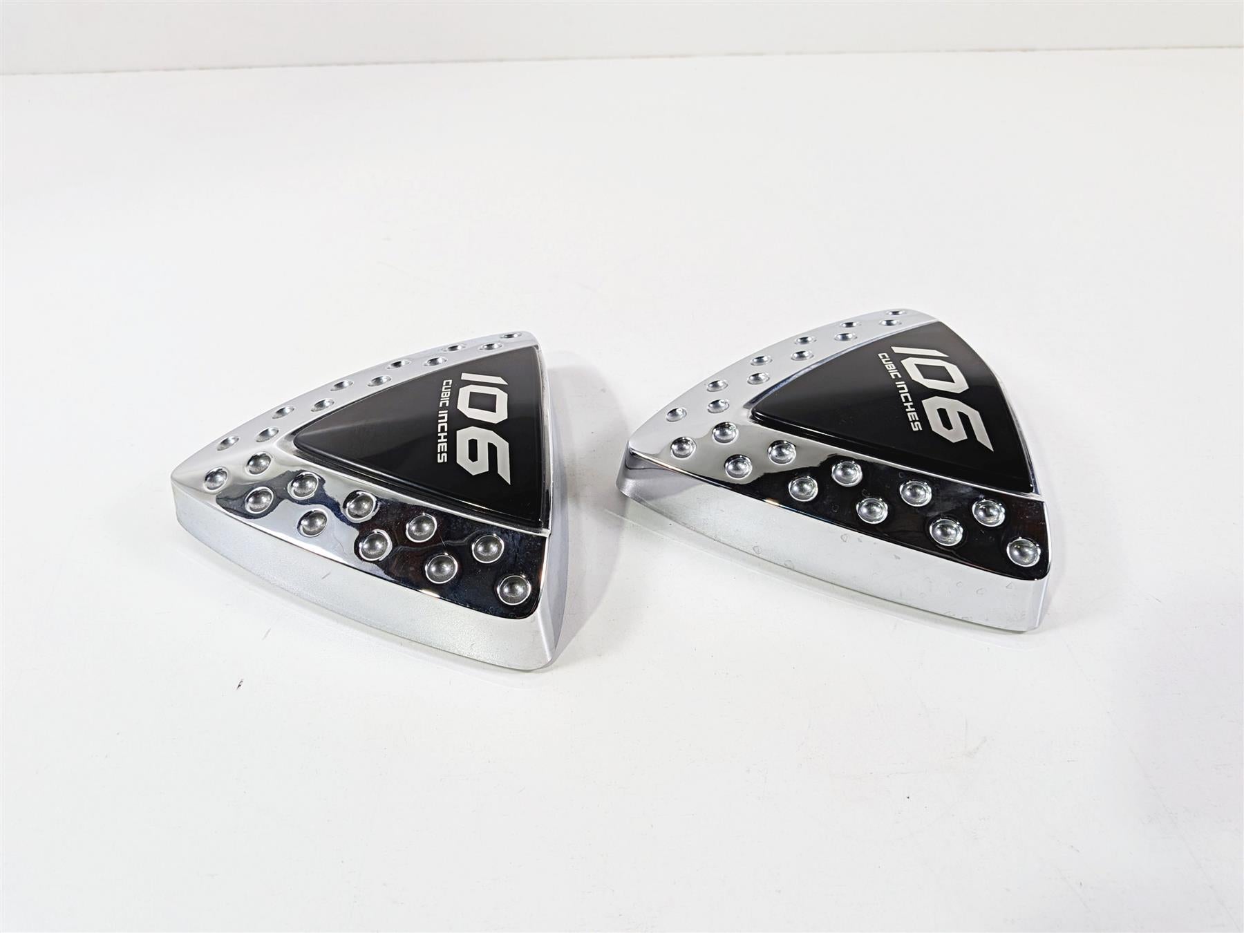 2013 Victory Vision Tour Left Right Triangle Chrome Side Cover Set 5245659 {{ shop.shopifyCountryName }} - Mototech271