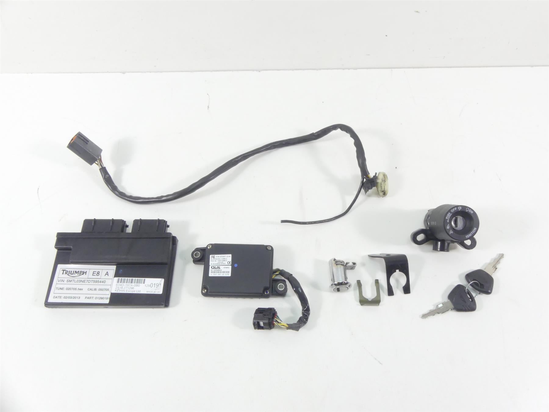 2013 Triumph Street Triple 675R Ecm Cdi Module Ignition Key Immobilizer T1290191 | Mototech271