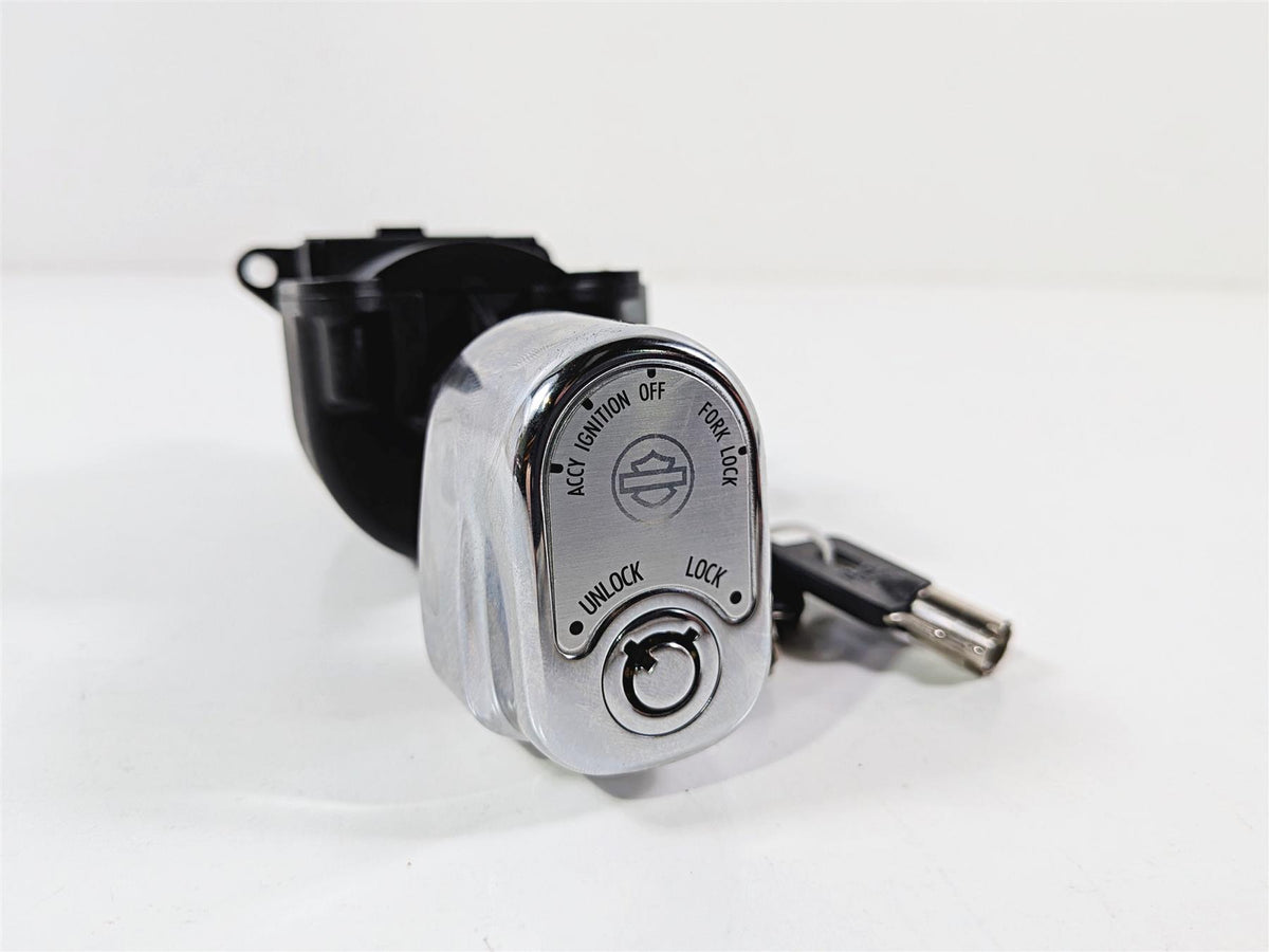 2017 Harley Touring FLHXS Street Glide Ignition Switch Key Set Chrome Knob 71400013B {{ shop.shopifyCountryName }} - Mototech271