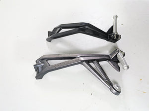 2012 Ducati Streetfighter 848 Rear Passenger Footpeg Set 82411561A 82411571A