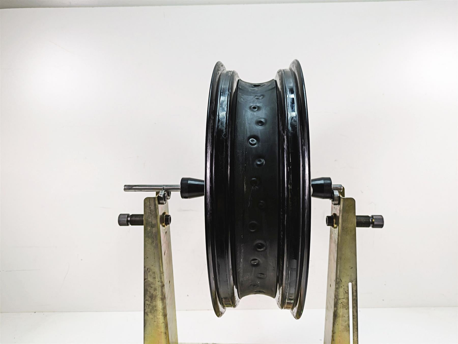 Harley Davidson Dyna Black 17x4.5 Spoke Wheel Rim 25mm Bearing 41430-09A {{ shop.shopifyCountryName }} - Mototech271