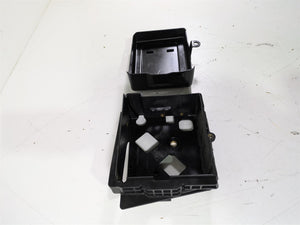 2015 Harley FXDL Dyna Low Rider Battery Tray & Black Cover 70379-06B