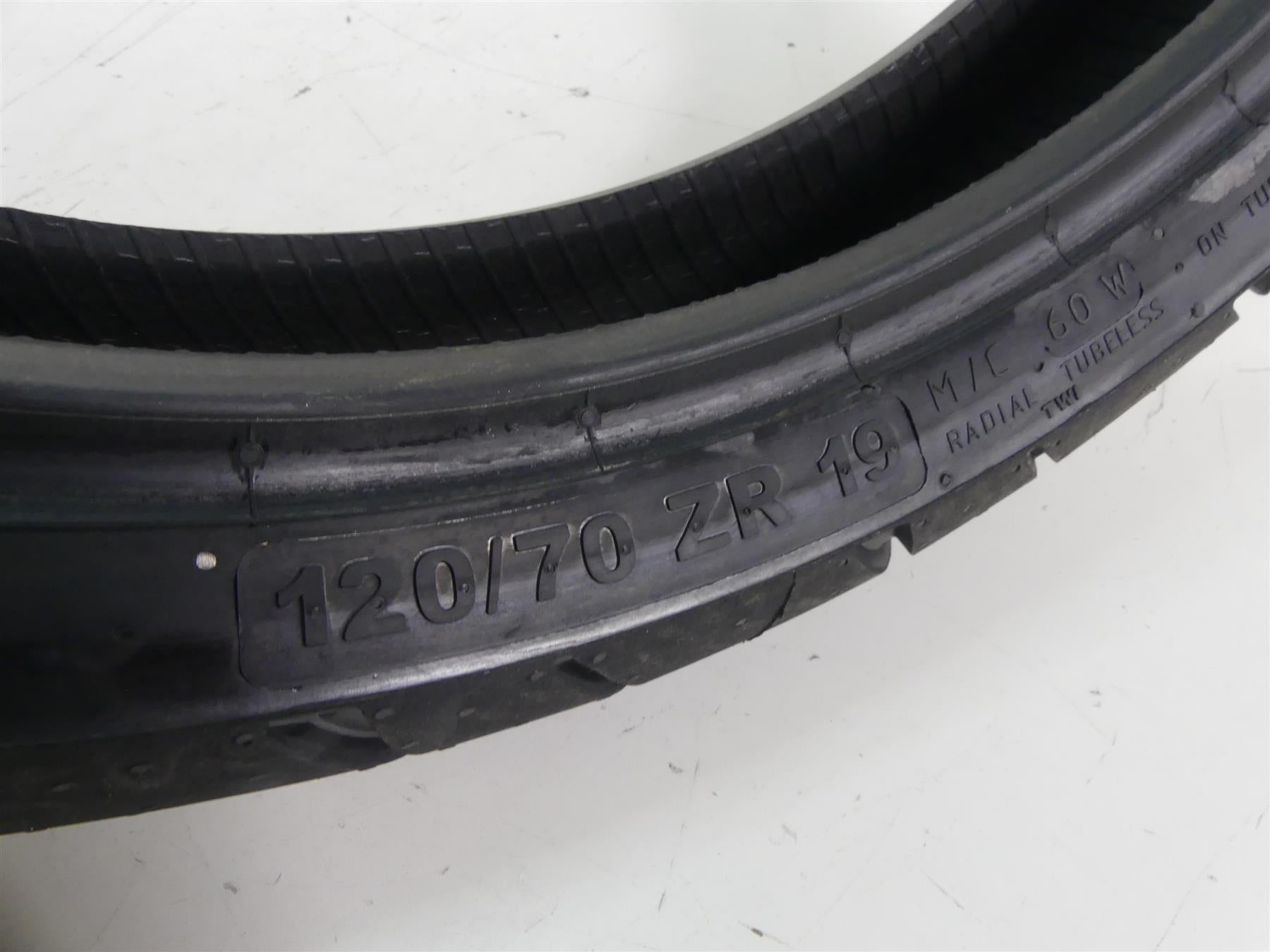 Used Front Motorcycle Tire Continental Trail Attack 3 120/70ZR19 60W 2445350000 {{ shop.shopifyCountryName }} - Mototech271