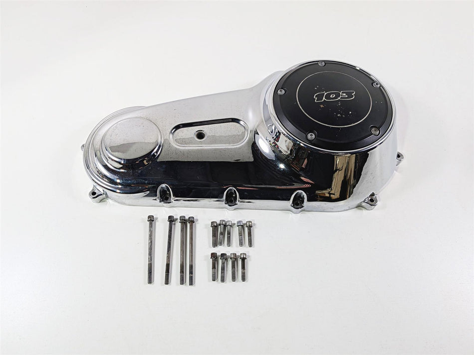 2014 Harley FXDL Dyna Low Rider Outer Primary Drive Clutch Cover Mid 60761-06A {{ shop.shopifyCountryName }} - Mototech271