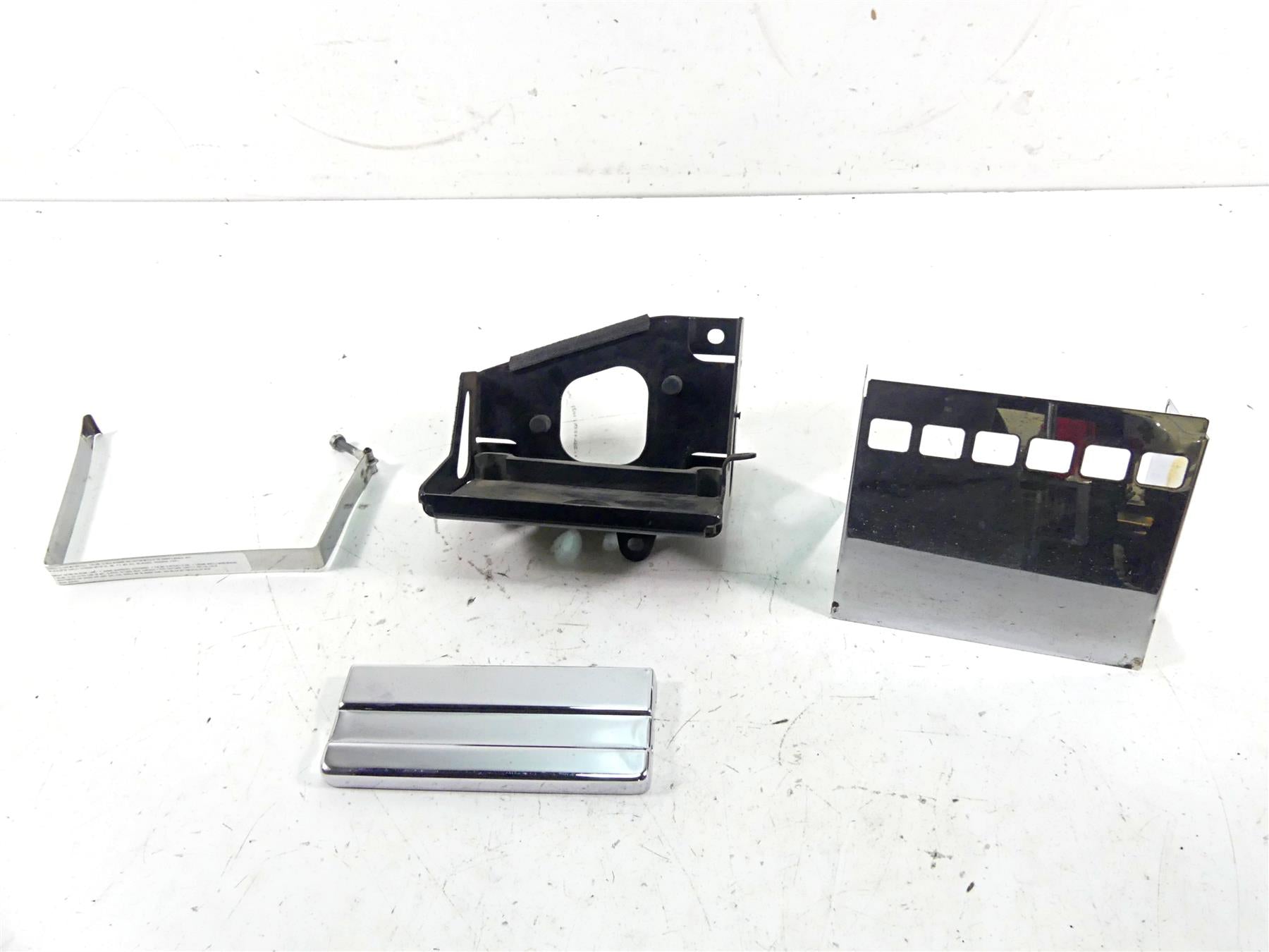 1997 Harley Sportster XL1200 C Battery Tray Holder Box + Chrome Covers 66194-49A {{ shop.shopifyCountryName }} - Mototech271