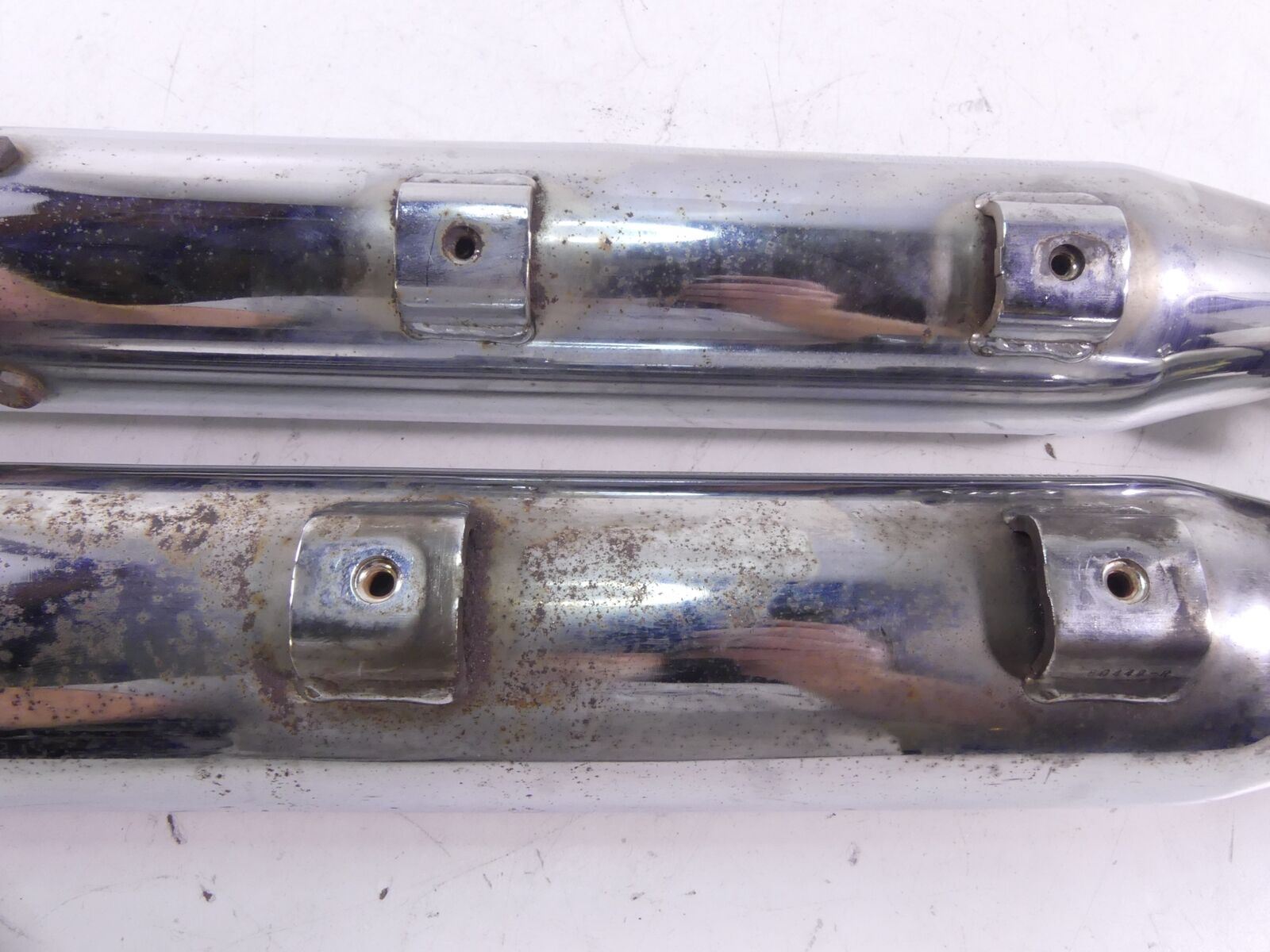 2002 Harley FLSTCI Softail Heritage Screamin Eagle II 2 Muffler Pipe Set 80448-F {{ shop.shopifyCountryName }} - Mototech271