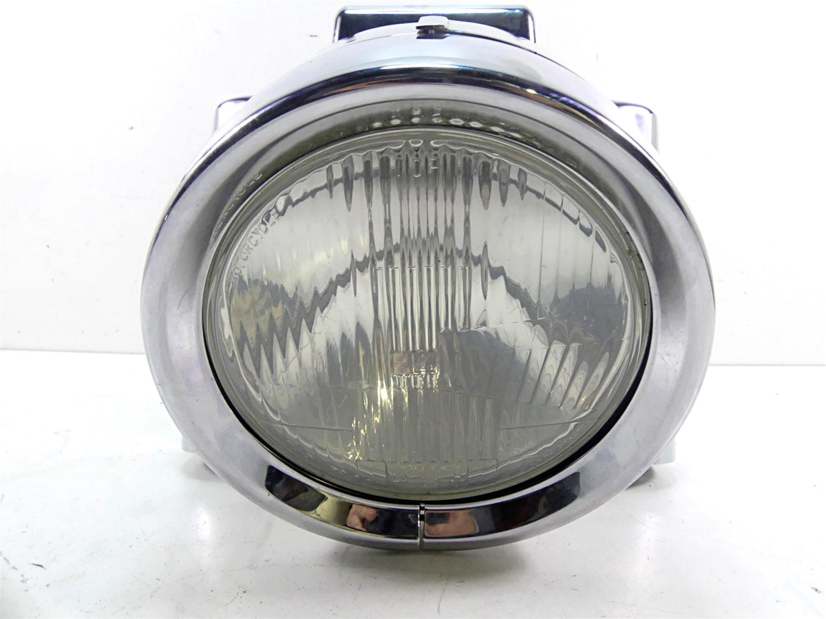 Harley Softail Fatboy Nacelle Headlight Chrome Cover 67616-96 67908-96 {{ shop.shopifyCountryName }} - Mototech271