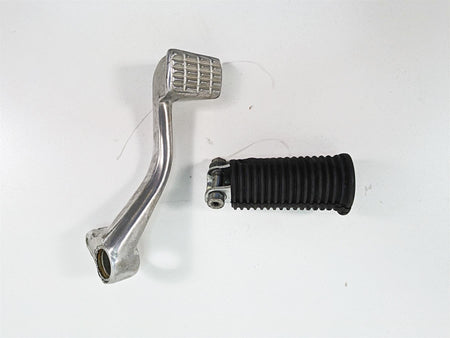 1986 Harley Sportster XLH 883 Right Front Foot Peg & Brake Pedal 42459-80B {{ shop.shopifyCountryName }} - Mototech271