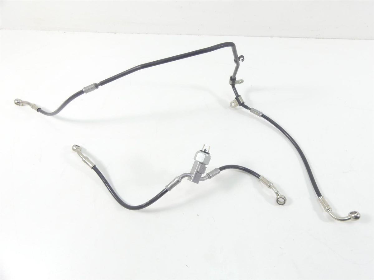 2015 Triumph 1050 Speed Triple R Abs Rear Brake Line Hoses Set T2024110 T2024111 {{ shop.shopifyCountryName }} - Mototech271