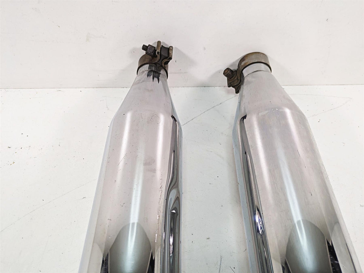 2010 Harley Touring FLHTCU Electra Glide Power House 4" Slip-On Mufflers 97122 {{ shop.shopifyCountryName }} - Mototech271
