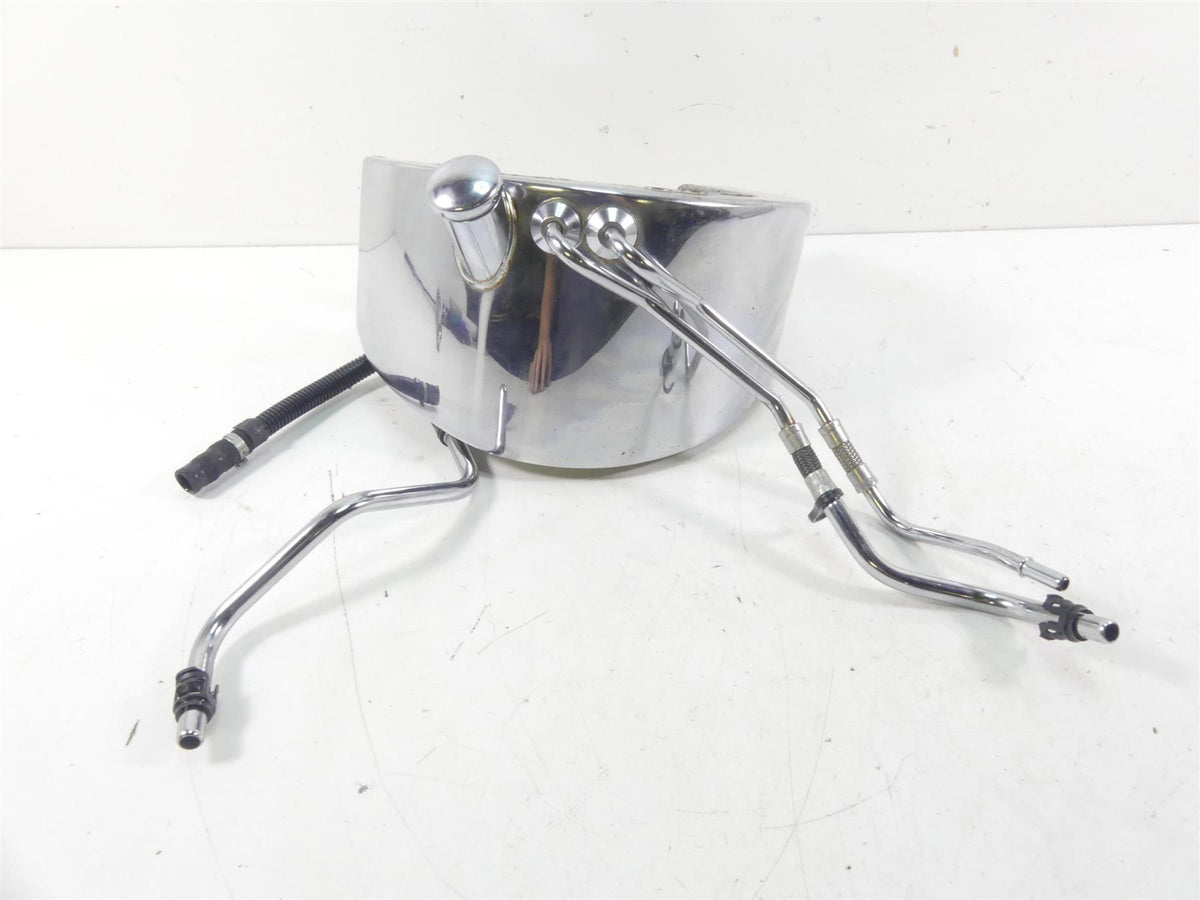 2002 Harley Softail FXSTDI Deuce Chrome Oil Tank Reservoir - Read 62498-00A {{ shop.shopifyCountryName }} - Mototech271
