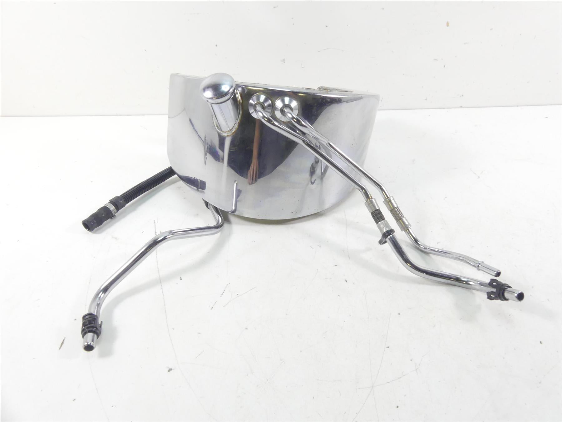 2002 Harley Softail FXSTDI Deuce Chrome Oil Tank Reservoir - Read 62498-00A
