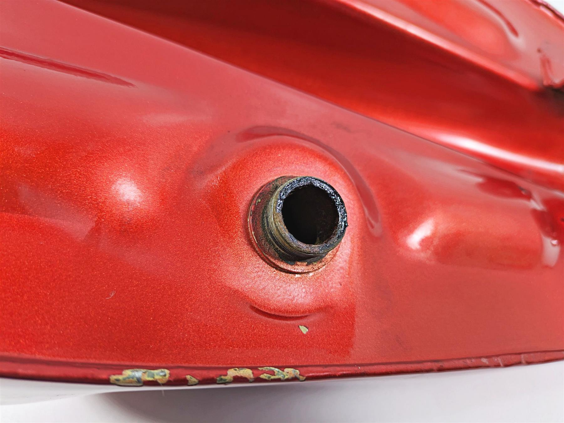 1986 Harley Sportster XLH 883 Fuel Gas Petrol Tank Candy Red - Read 61023-83D {{ shop.shopifyCountryName }} - Mototech271