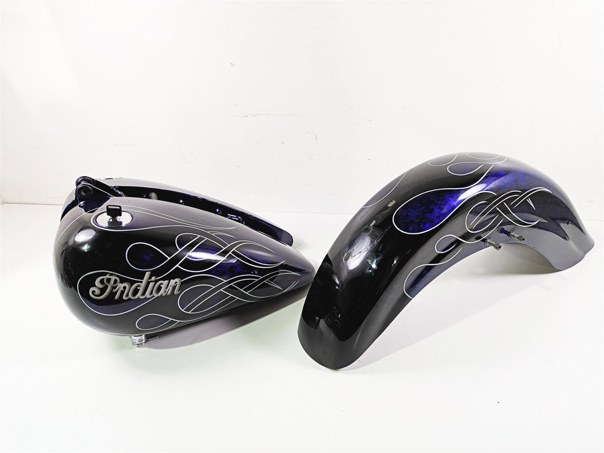 2002 Indian Spirit Deluxe Front Fender Fuel Gas Tank Set 26-320 89-463 89-464 {{ shop.shopifyCountryName }} - Mototech271