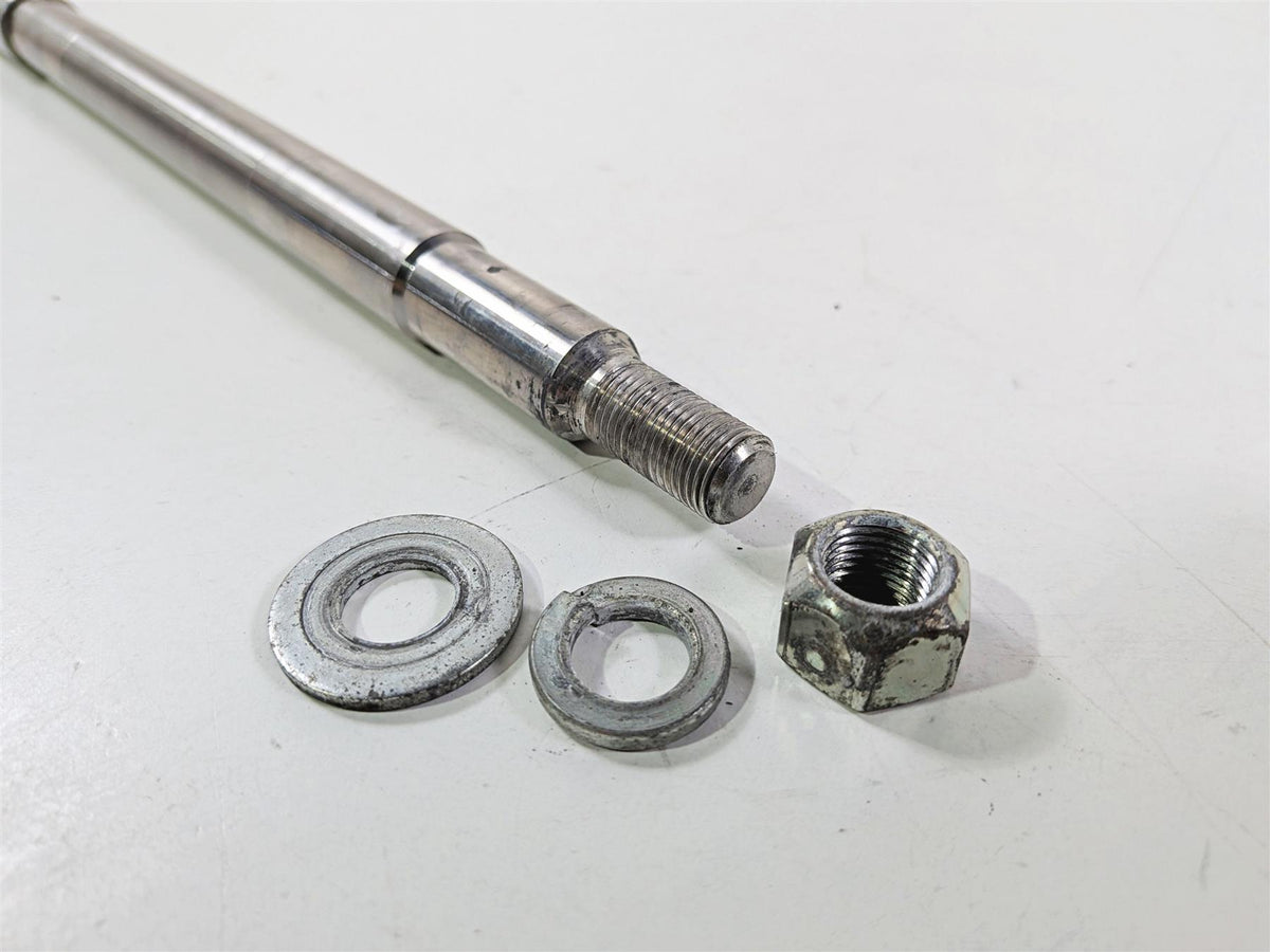 2005 Harley Softail FLSTFSE CVO Fat Boy Front Axle Wheel Spindle 3/4" 41584-86A-Mototech271
