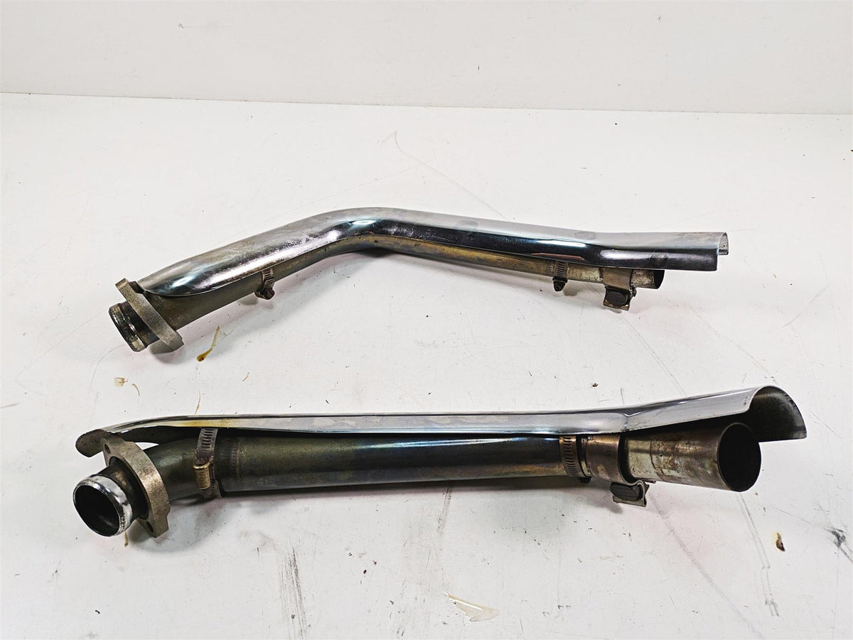 2006 Harley Softail FXSTSI Springer Exhaust Pipe Header Set 65401-00B 65603-00A {{ shop.shopifyCountryName }} - Mototech271