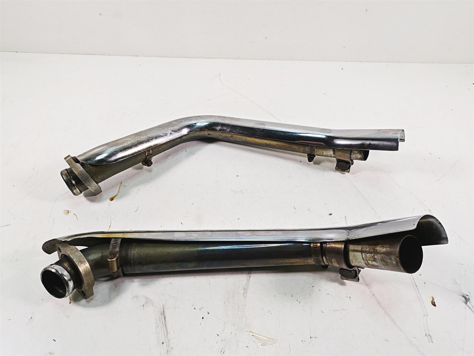 2006 Harley Softail FXSTSI Springer Exhaust Pipe Header Set 65401-00B 65603-00A {{ shop.shopifyCountryName }} - Mototech271