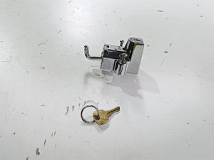 Harley Davidson Sportster Dyna Softail Touring Oem Chrome Helmet Lock 92800019