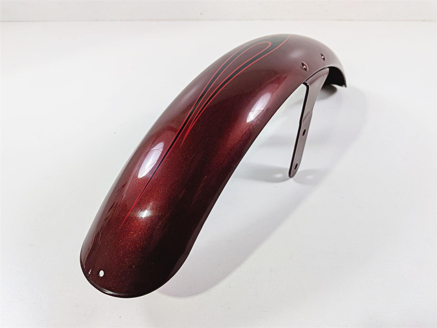 2009 Harley FXCWC Softail Rocker Front Fender Crimson Red Sunglo 60158-08 {{ shop.shopifyCountryName }} - Mototech271