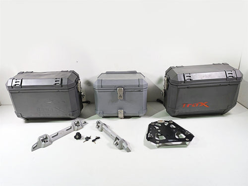 2015 Triumph Tiger Explorer XC SW-Motech Trax Saddlebag Hard Bag & Trunk Set | Mototech271