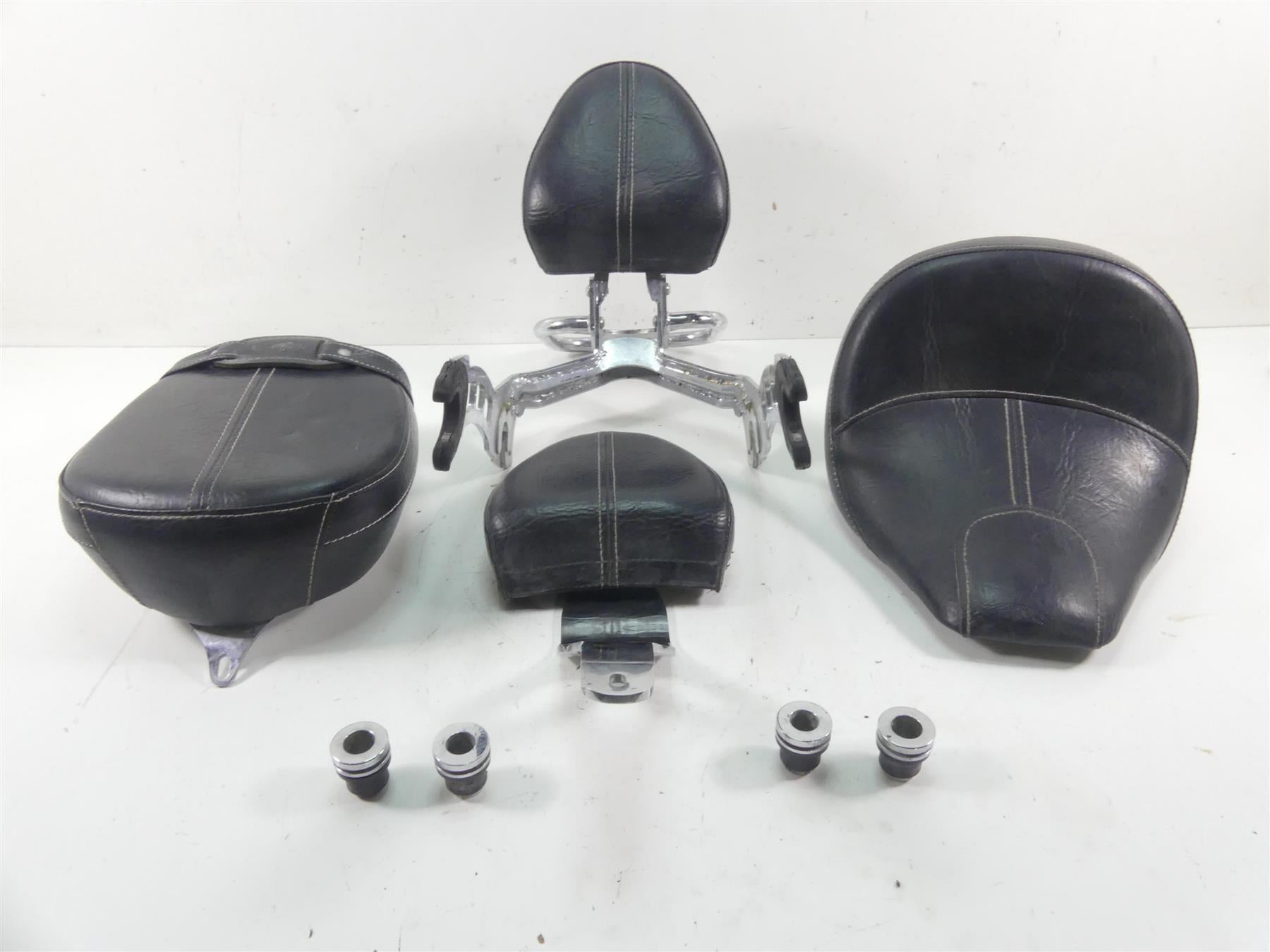 2018 Indian Scout Sixty Front Rear Seat Saddle Backrest Sissy Bar Set 7185076 {{ shop.shopifyCountryName }} - Mototech271