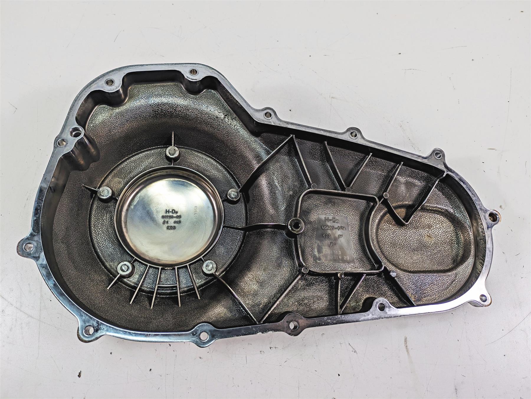 2014 Harley Touring FLHTK Electra Glide Outer Primary Clutch Cover 60685-07A {{ shop.shopifyCountryName }} - Mototech271