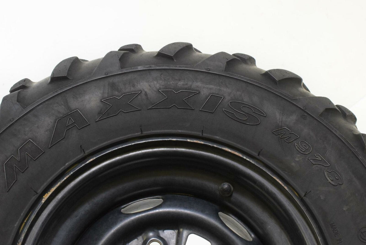 2013 Honda TRX420 FPA Rancher 4x4 OEM Rear Right Wheel Tire Maxxis 11" {{ shop.shopifyCountryName }} - Mototech271