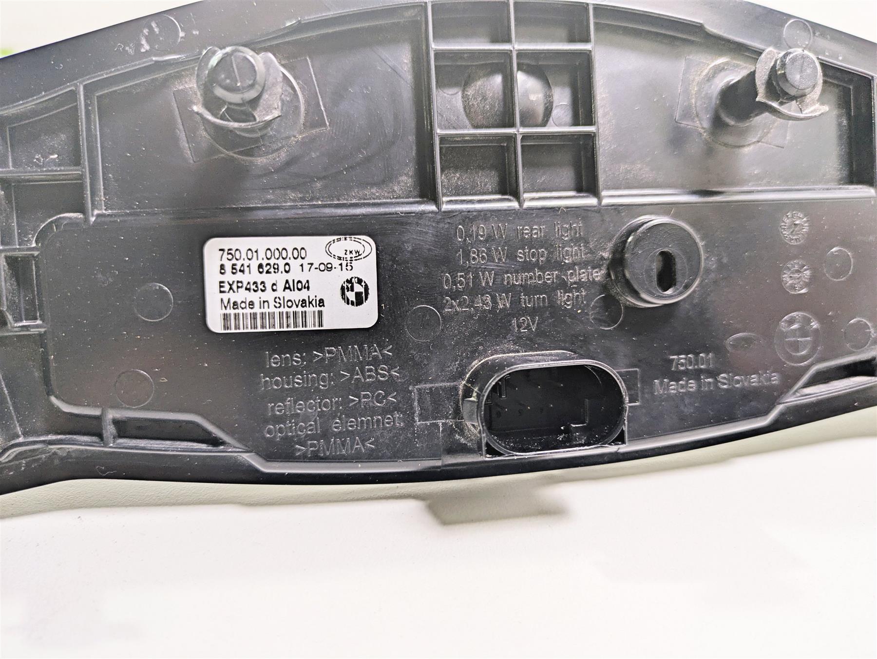 2016 BMW R1200RT K52 Taillight Tail Light Lamp 63218541629 {{ shop.shopifyCountryName }} - Mototech271