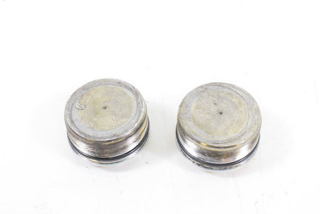 2010 Harley FXDFSE CVO Dyna Fat Bob Upper Fork End Cap Set 4920 {{ shop.shopifyCountryName }} - Mototech271