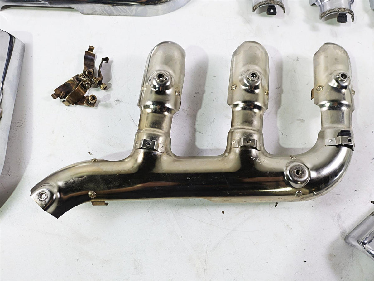2006 Triumph Rocket 3 Exhaust Chrome Heat Shield Cover Set T2208512 {{ shop.shopifyCountryName }} - Mototech271