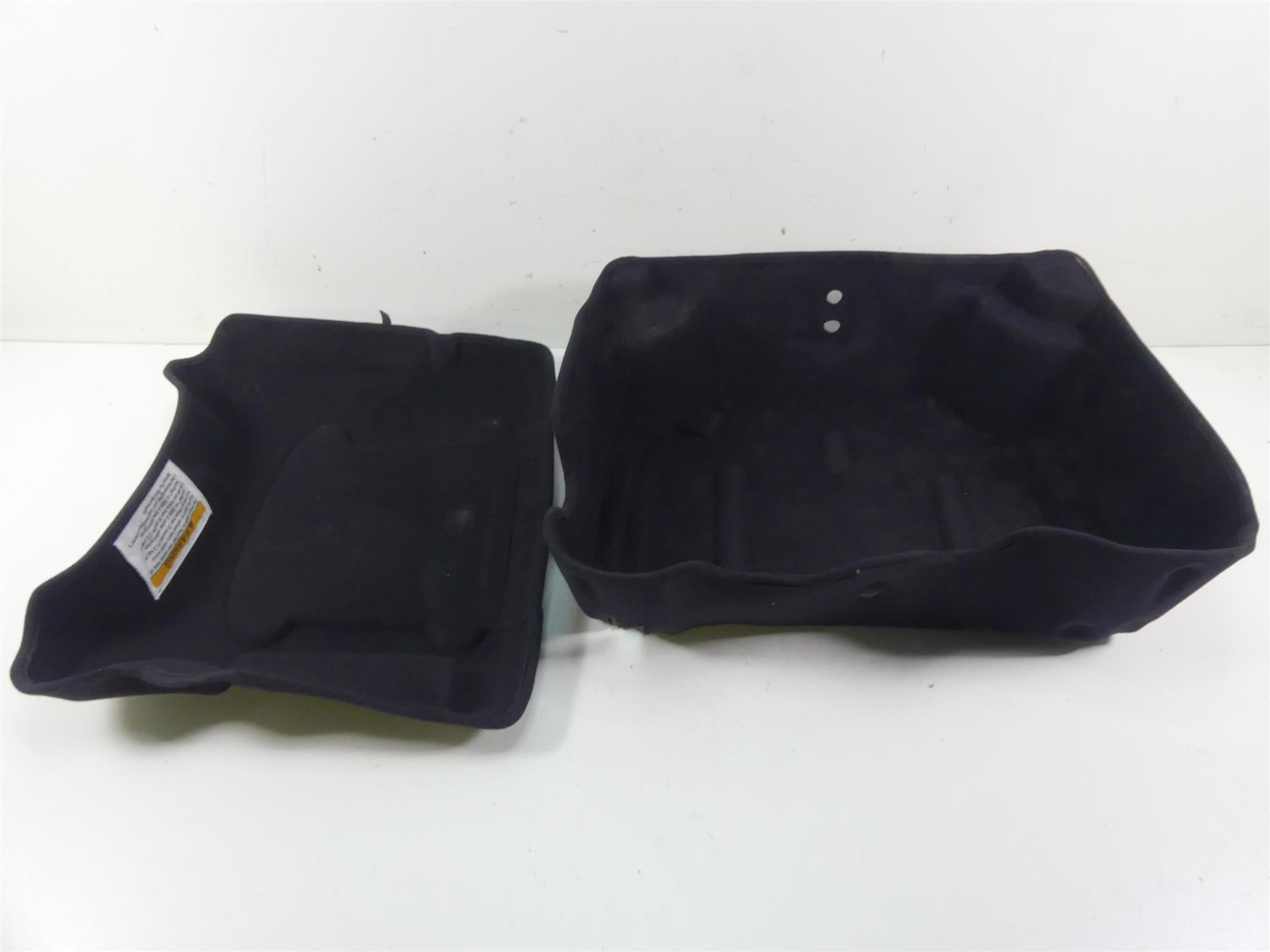 2009 Harley FLHTCU SE4 CVO E-Glide Upper Lower Trunk Liner Set 53280-08 53301-06 | Mototech271