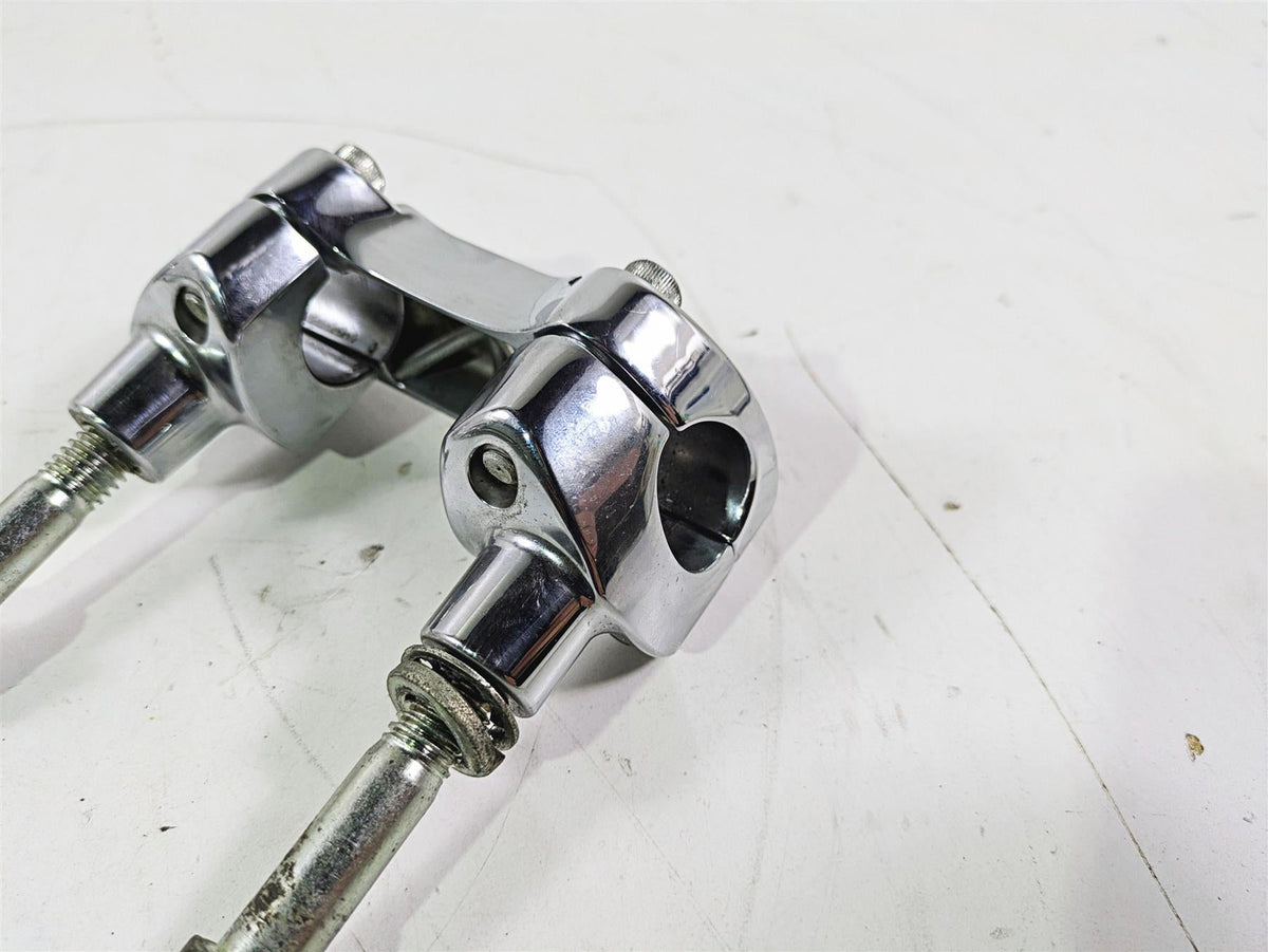 2008 Harley FLSTC 105TH Softail Heritage Handlebar Riser Holder Set 56567-86B {{ shop.shopifyCountryName }} - Mototech271
