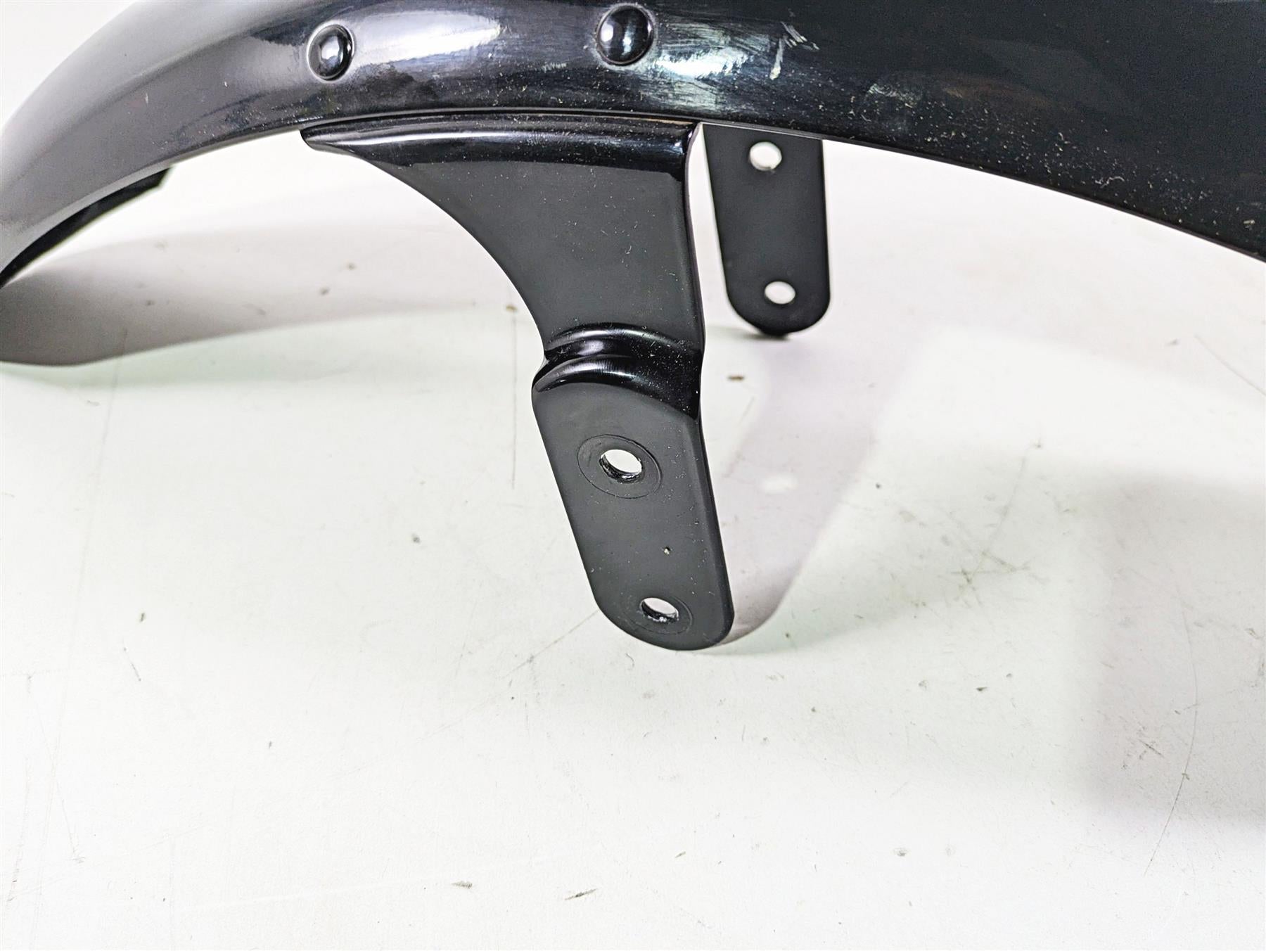 2009 Harley FXCWC Softail Rocker Straight Front Fender Vivid Black 60158-08 {{ shop.shopifyCountryName }} - Mototech271