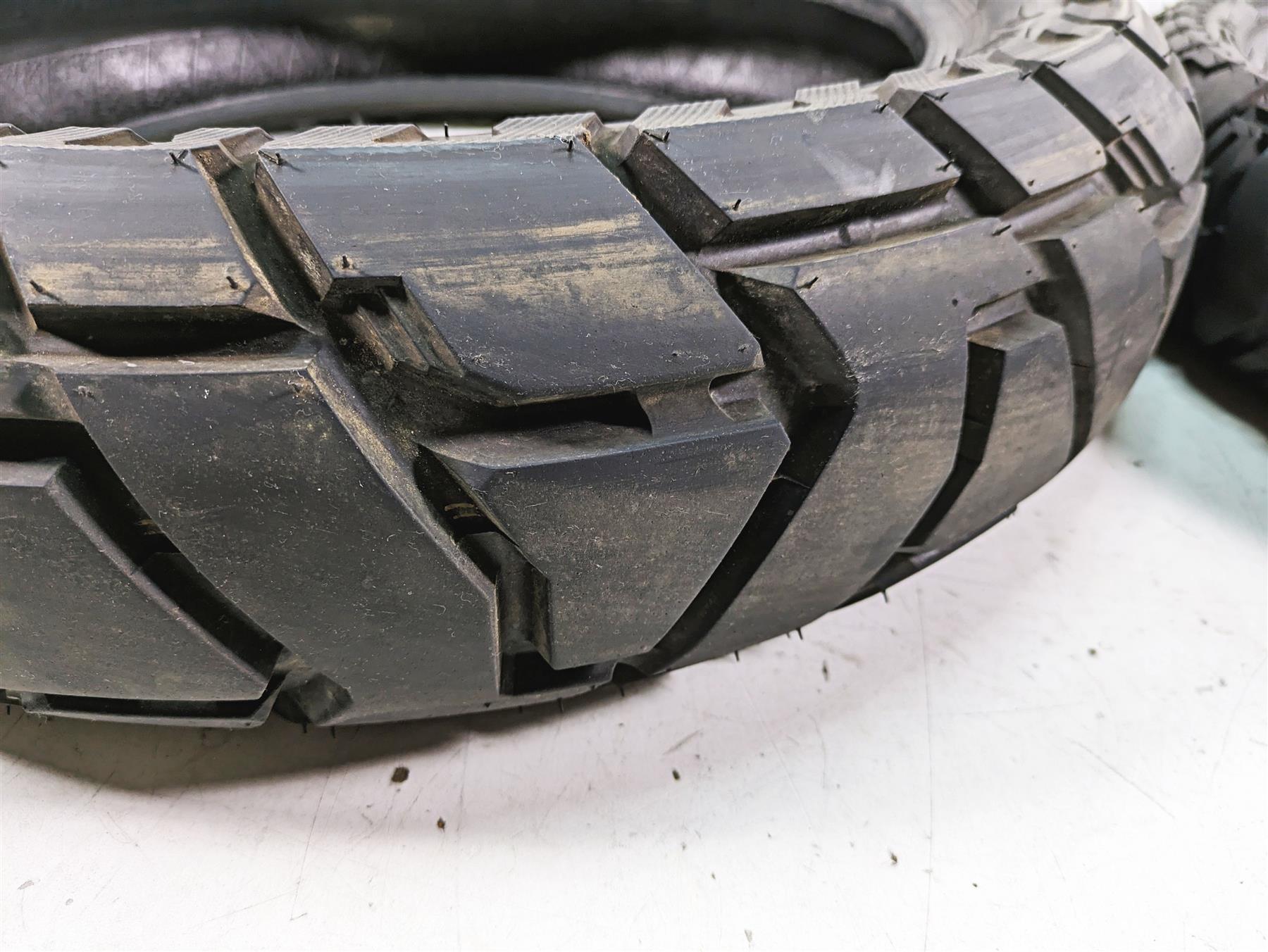 Used Motorcycle Tire Set Dunlop Trailmax Mission 1507017 1108019 {{ shop.shopifyCountryName }} - Mototech271
