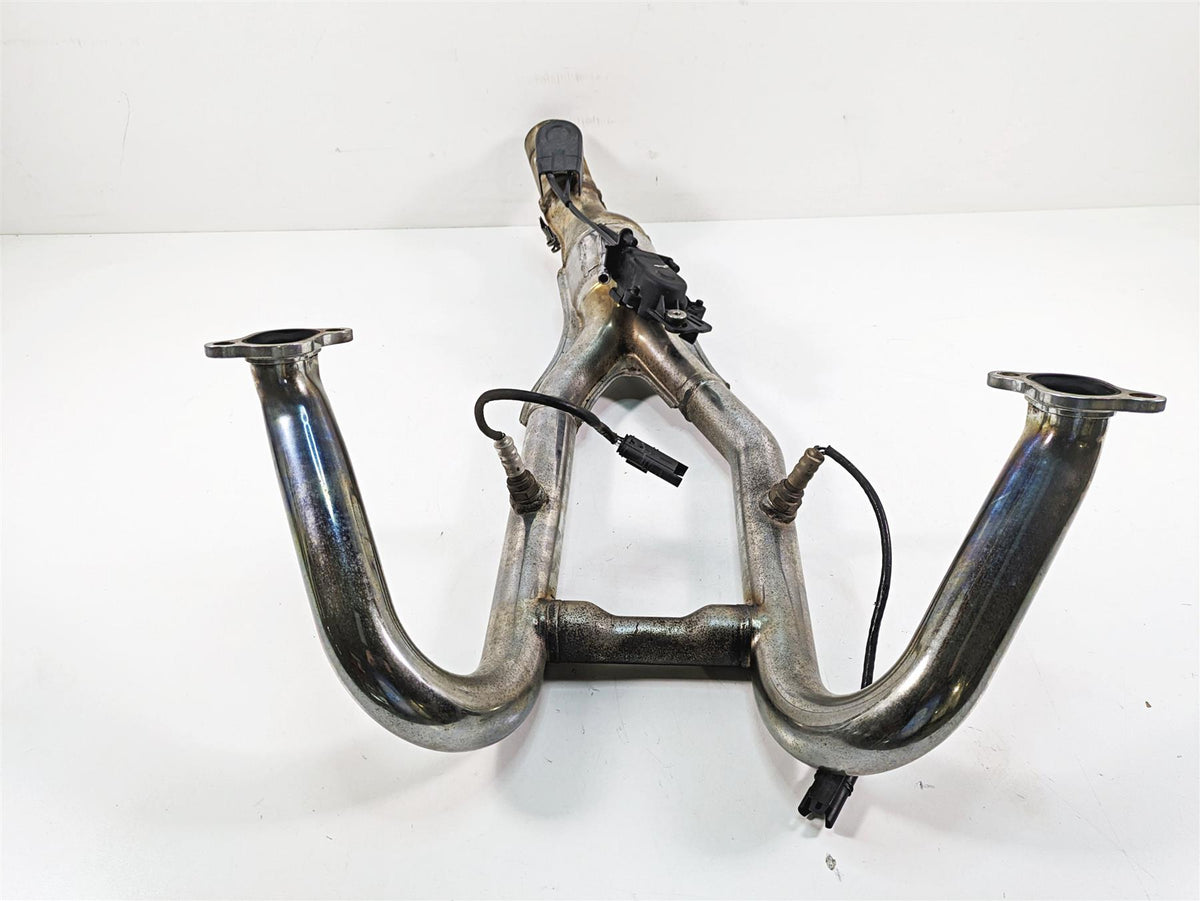2016 BMW R1200R K53 Oem Chrome Exhaust Header Manifold Pipe & Servo 18518555270 {{ shop.shopifyCountryName }} - Mototech271