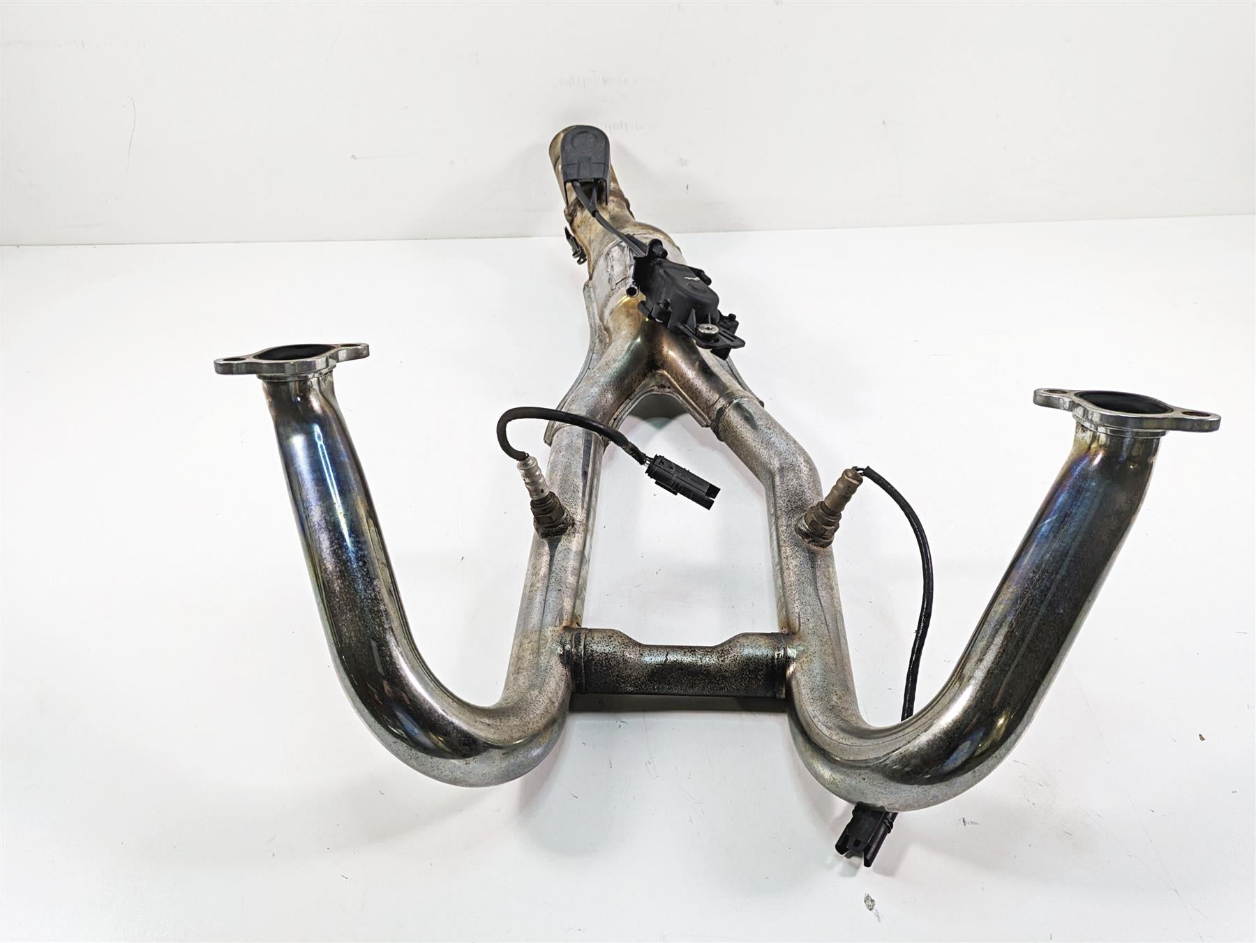 2016 BMW R1200R K53 Oem Chrome Exhaust Header Manifold Pipe & Servo 18518555270 {{ shop.shopifyCountryName }} - Mototech271