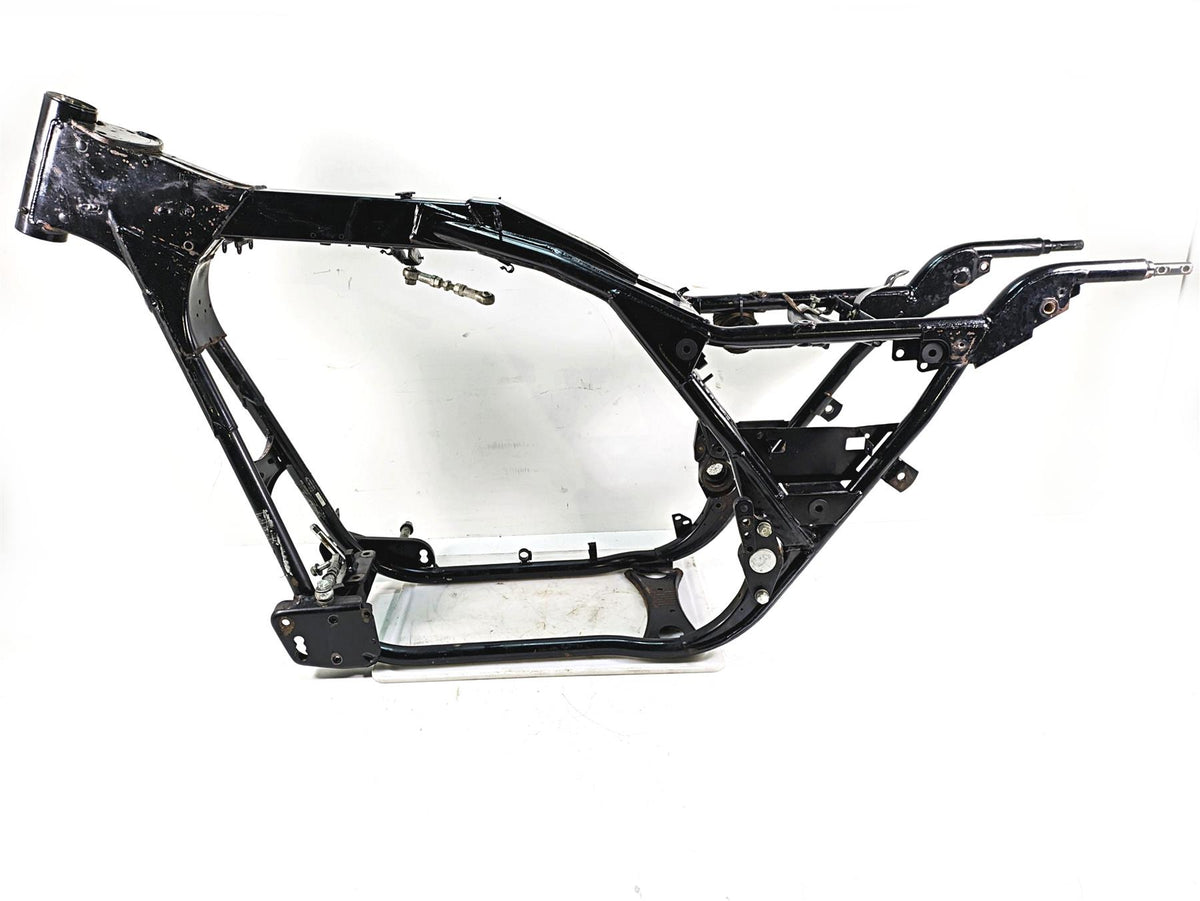 1999 Harley Touring FLHTC Electra Glide Straight Main Frame Chassis With Texas Salvage Title 47900-01 {{ shop.shopifyCountryName }} - Mototech271