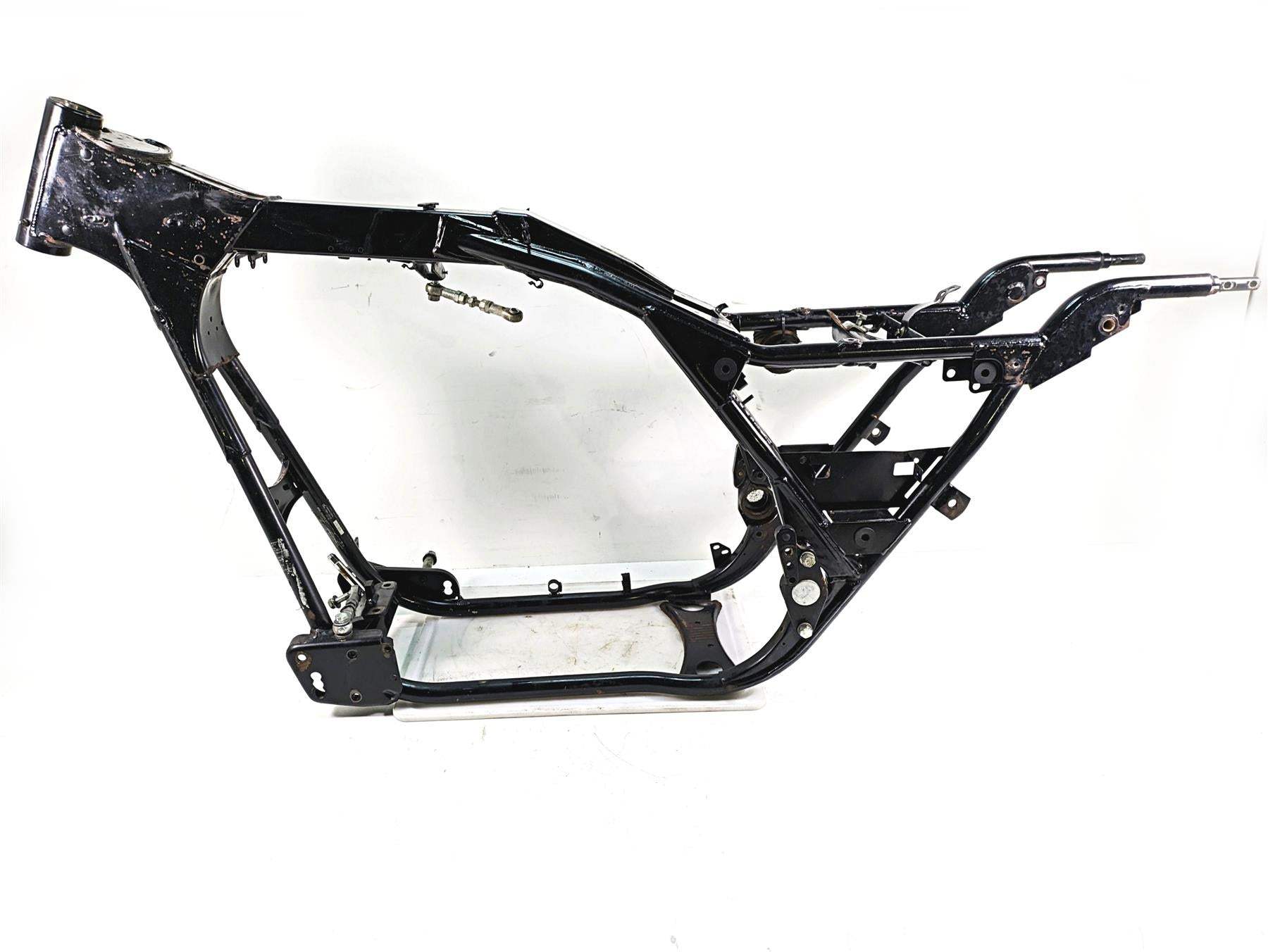 1999 Harley Touring FLHTC Electra Glide Straight Main Frame Chassis With Texas Salvage Title 47900-01 {{ shop.shopifyCountryName }} - Mototech271