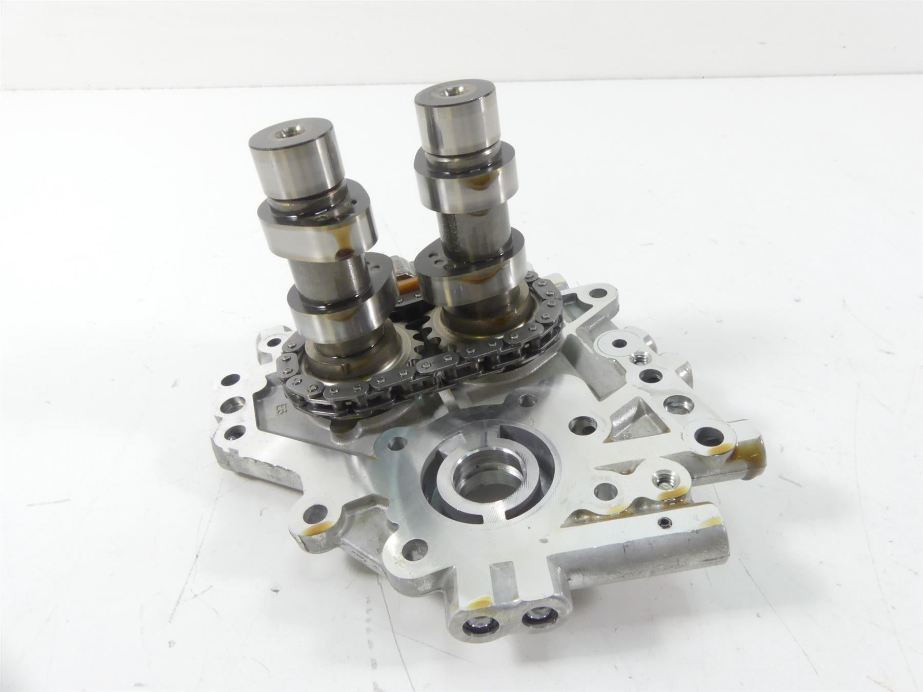 2014 Harley Touring FLHX Street Glide Camshafts Cam Plate Holder Set 9K 25358-06 | Mototech271