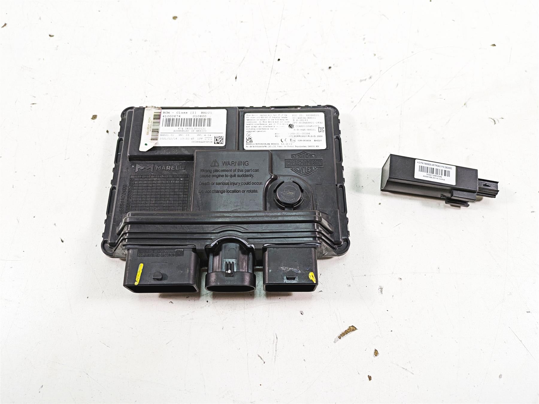 2022 Harley RA1250 S Pan America Bcm Body Control Module Class I 41000674