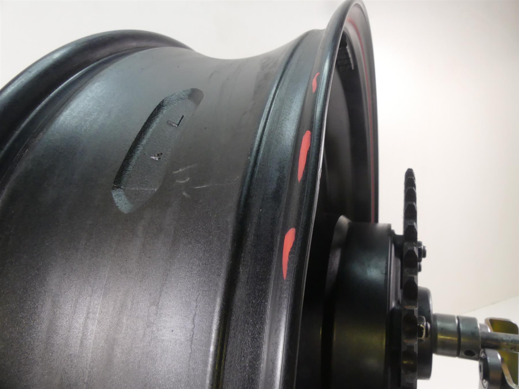 2013 Triumph Street Triple 675R Rear Wheel Rim 17x5.5 -Read T2011009 {{ shop.shopifyCountryName }} - Mototech271