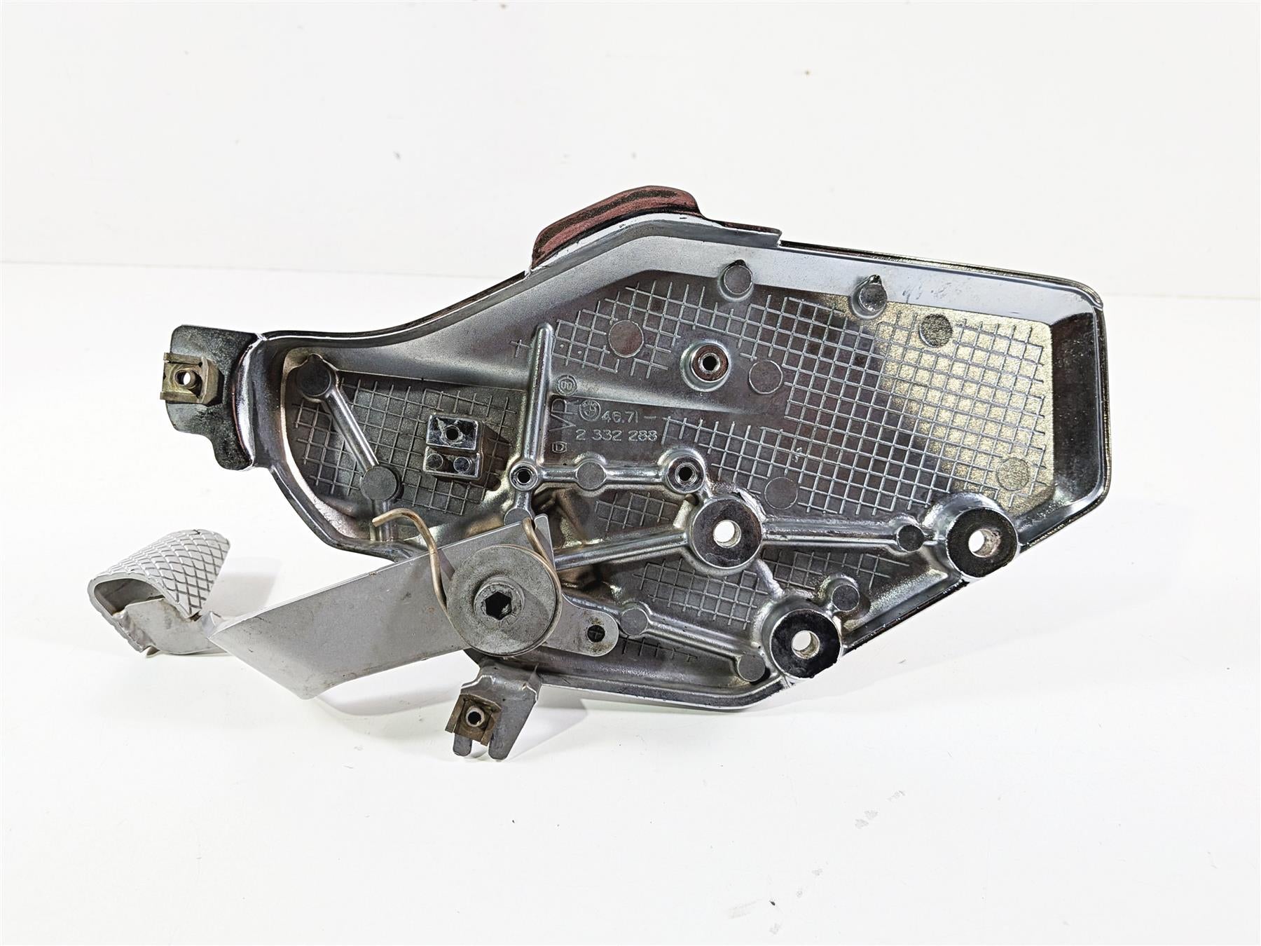 2002 BMW K1200LT 89V3 Right Chrome Footpeg Set & Brake Pedal 46717682134 {{ shop.shopifyCountryName }} - Mototech271
