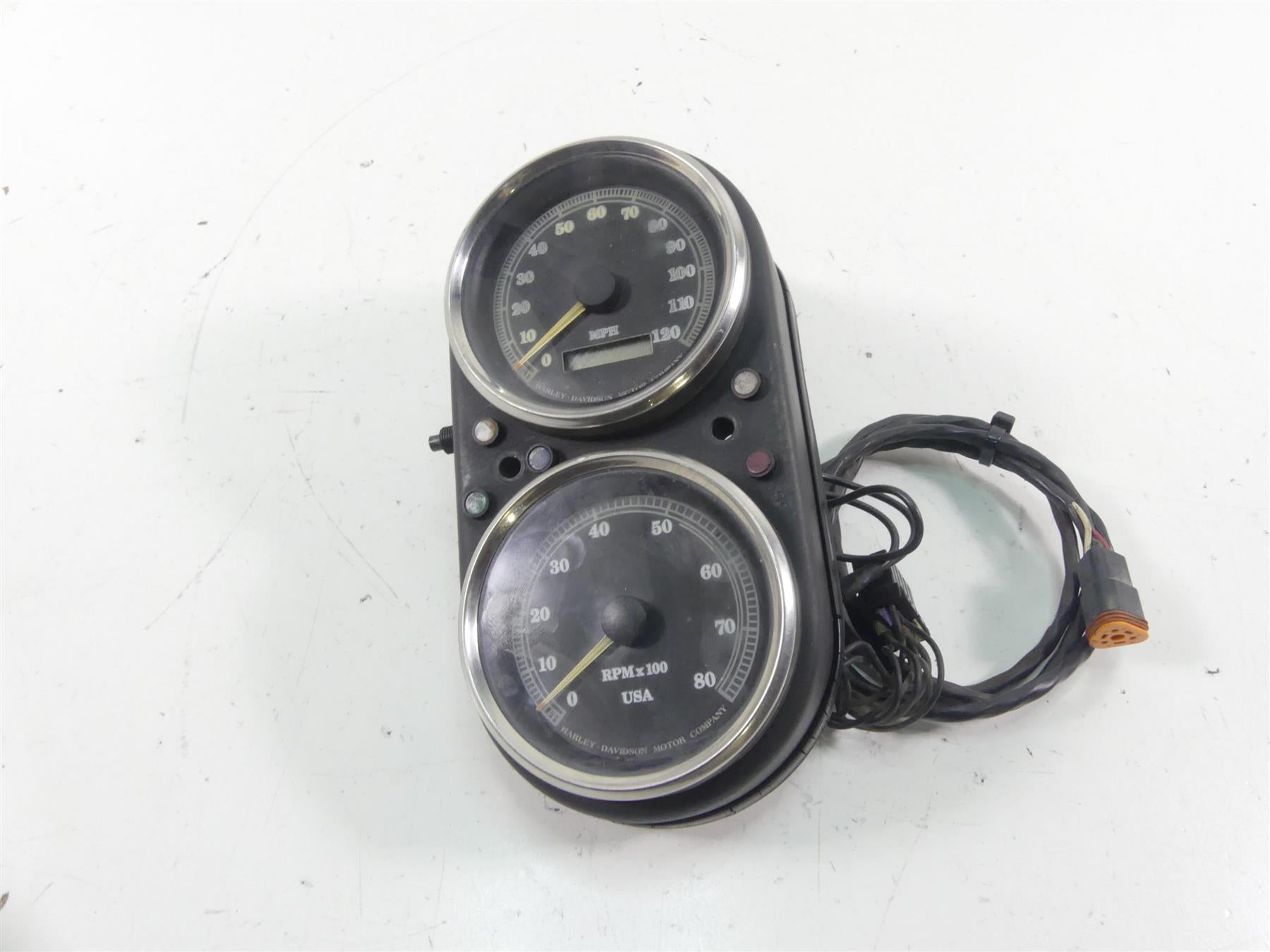 1998 Harley Dyna FXDL Low Rider Speedometer Tacho Gauges Console 67025-96C {{ shop.shopifyCountryName }} - Mototech271