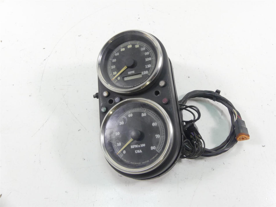 1998 Harley Dyna FXDL Low Rider Speedometer Tacho Gauges Console 67025-96C {{ shop.shopifyCountryName }} - Mototech271