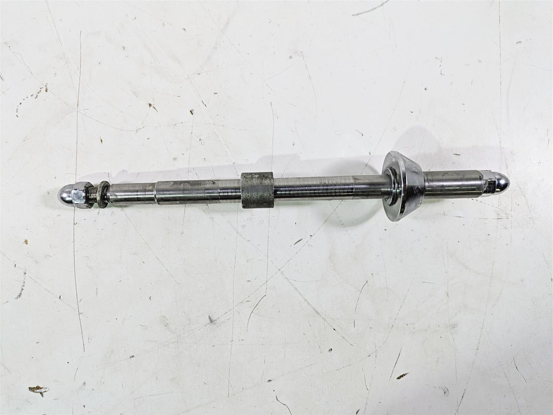 2003 Harley Softail FXSTDI Deuce 100th Front Axle Wheel Spindle 43354-00 {{ shop.shopifyCountryName }} - Mototech271